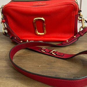 Marc Jacobs Red SoftShot 21 Crossbody Bag